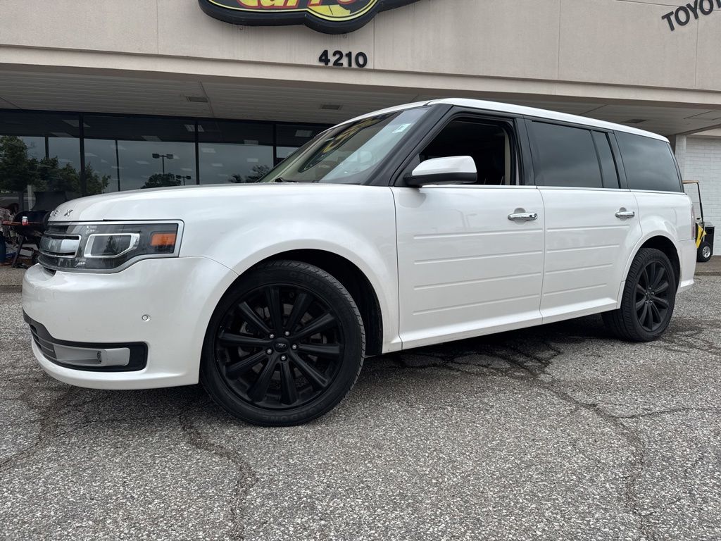 White Platinum Clearcoat Metallic 2018 Ford Flex Limited AWD SUV / Crossover All-Wheel Drive 6-Speed Automatic