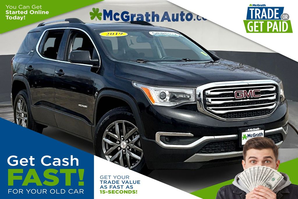 Black (Ebony Twilight Metallic) 2019 GMC Acadia SLT-1 FWD SUV / Crossover Front-Wheel Drive 6-Speed Automatic