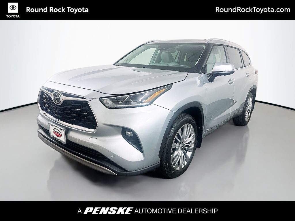 Celestial Silver Metallic 2025 Toyota Highlander Hybrid SUV / Crossover All-Wheel Drive Continuously Variable Transmission
