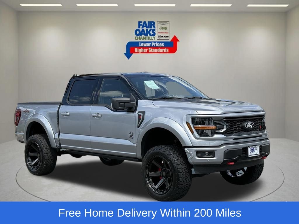 Silver Metallic 2024 Ford F-150 Pickup Truck Four-Wheel Drive Automatic