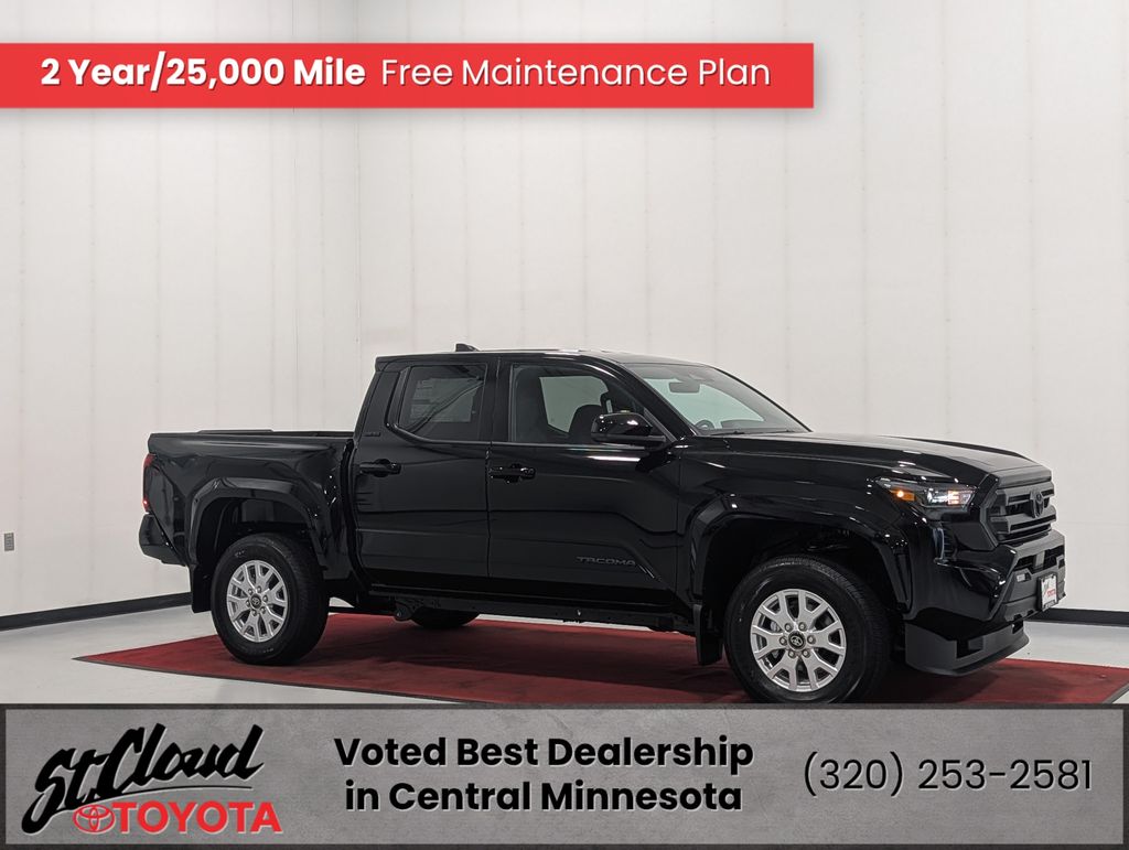 Black 2026 Toyota Tacoma Pickup Truck Four-Wheel Drive 8-Speed Automatic