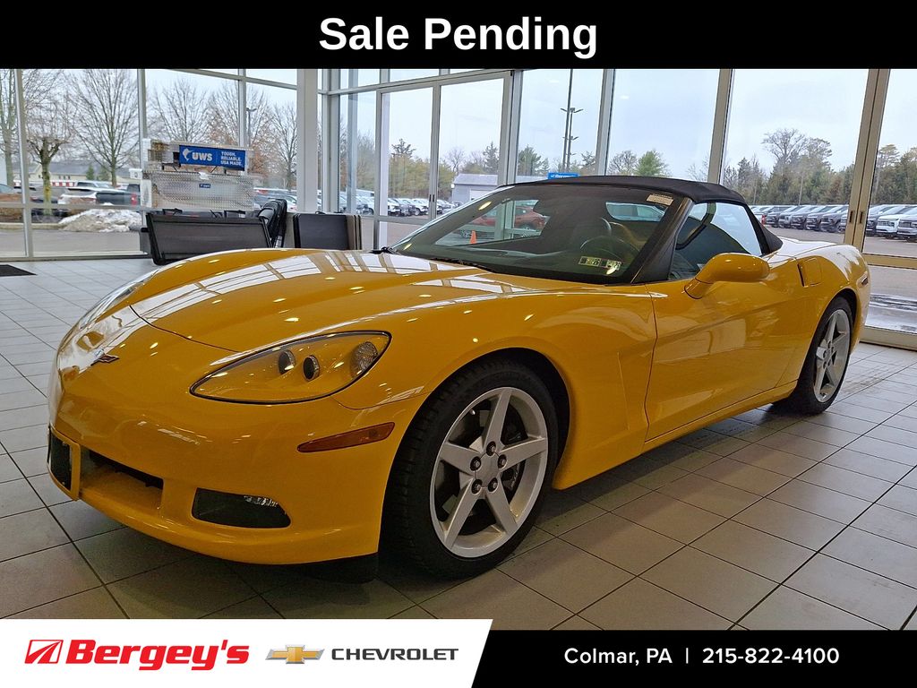 Millennium Yellow 2005 Chevrolet Corvette Convertible RWD Convertible Rear-Wheel Drive 4-Speed Automatic Overdrive