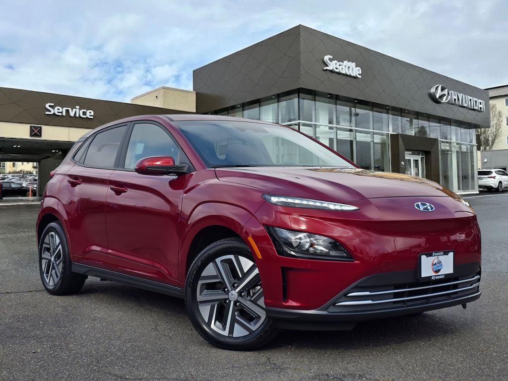Ultimate Red 2023 Hyundai Kona Electric SUV / Crossover Front-Wheel Drive 1-Speed Automatic