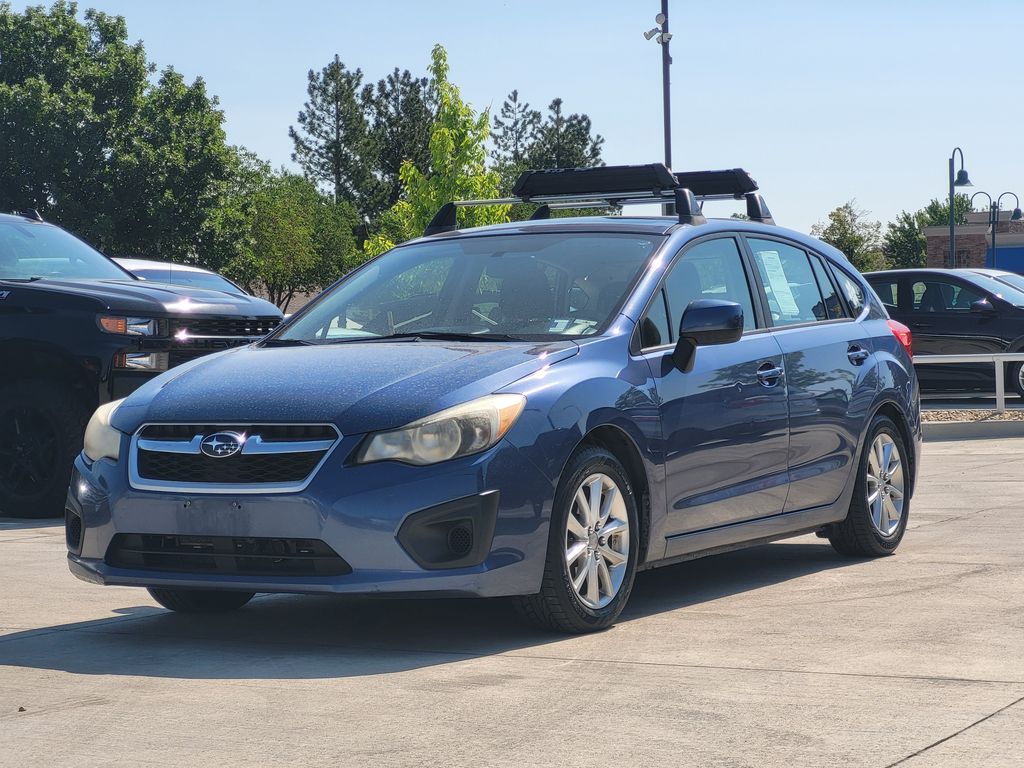 Marine Blue Pearl 2013 Subaru Impreza Hatchback All-Wheel Drive Continuously Variable Transmission