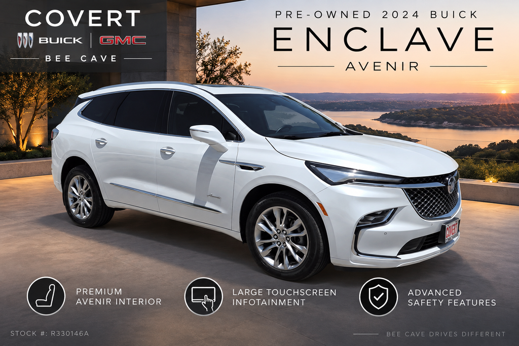 White Frost 2024 Buick Enclave SUV / Crossover Front-Wheel Drive 9-Speed Automatic