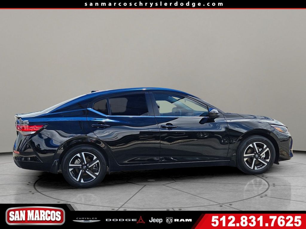 Super Black 2025 Nissan Sentra Sedan Front-Wheel Drive Continuously Variable Transmission