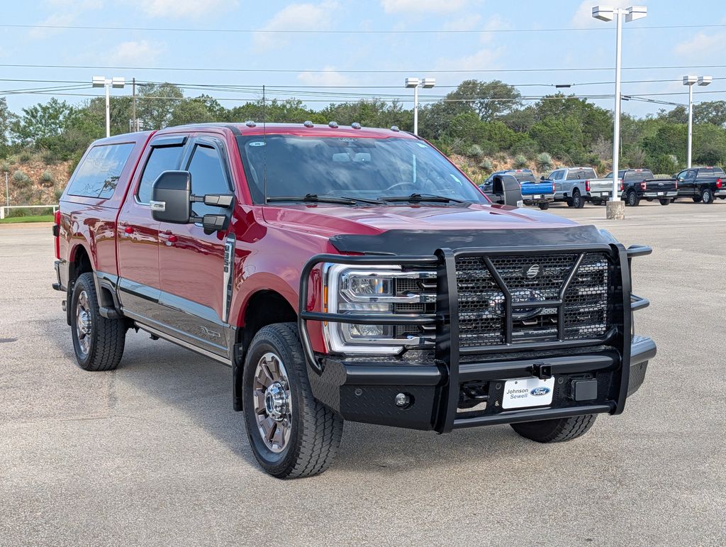 Rapid Red Metallic Tinted Clearcoat 2024 Ford F-350 Super Duty Pickup Truck Four-Wheel Drive Automatic