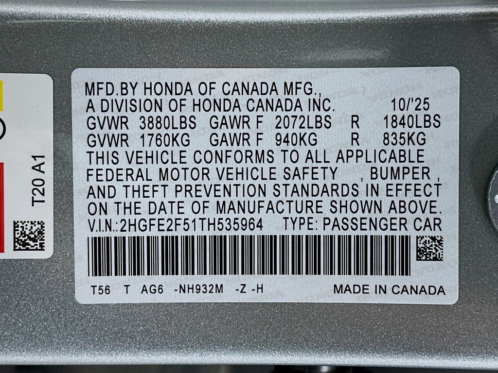 Thumbnail: 2026 Honda Civic - 22