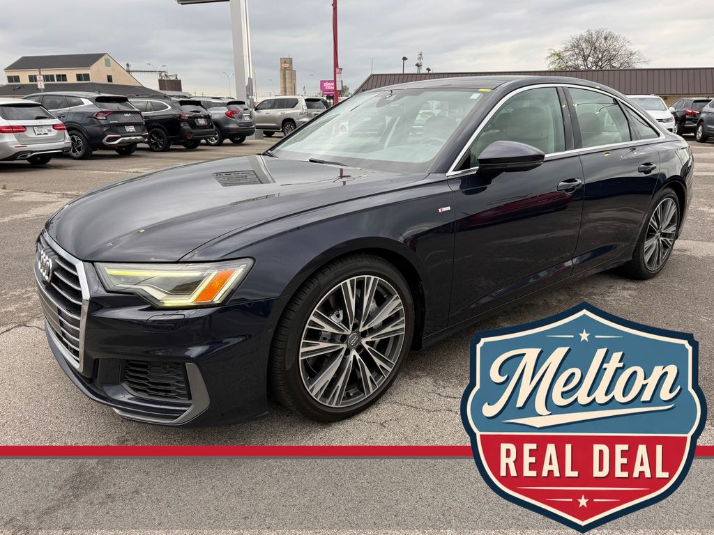 Firmament Blue Metallic 2020 Audi A6 55 TFSI quattro Premium Plus AWD Sedan All-Wheel Drive Automatic