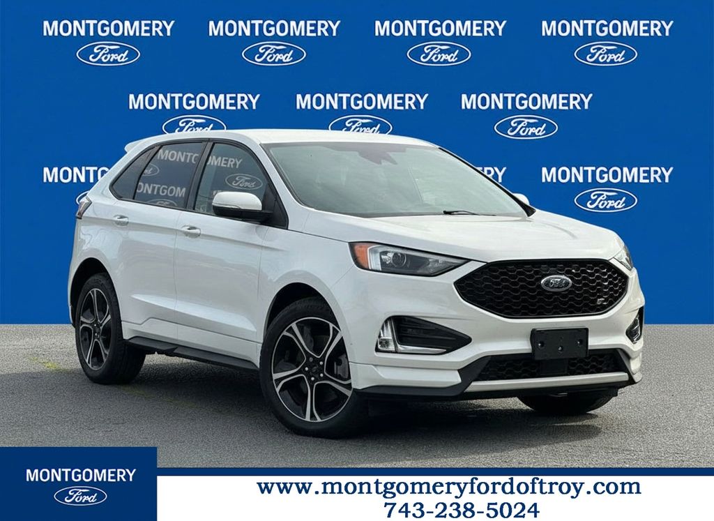 White Metallic 2023 Ford Edge SUV / Crossover All-Wheel Drive 7-Speed Automatic