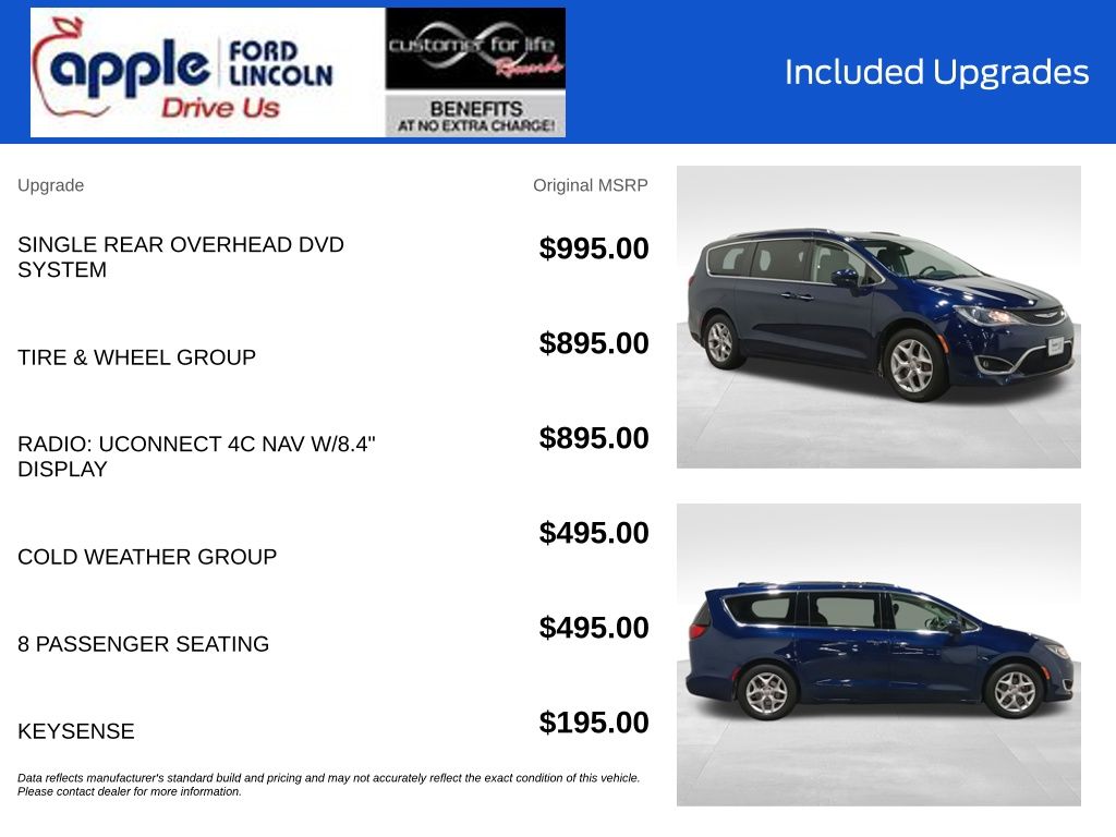 2019 Chrysler Pacifica Touring Plus
