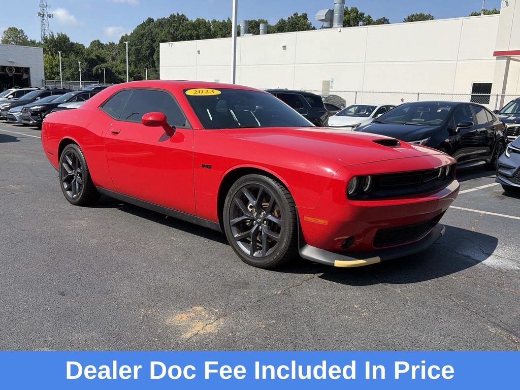 Torred Clearcoat 2023 Dodge Challenger Coupe Rear-Wheel Drive 8-Speed Automatic