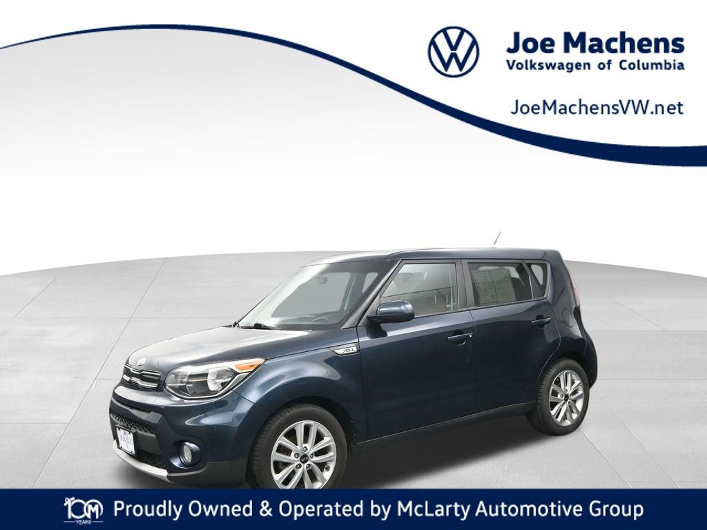 Mysterious Blue 2019 Kia Soul + FWD Wagon Front-Wheel Drive 6-Speed Automatic