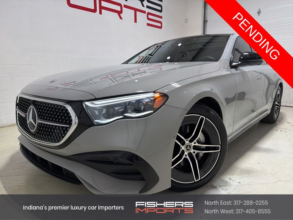 Gray 2025 Mercedes-Benz E-Class Sedan All-Wheel Drive 9-Speed Automatic