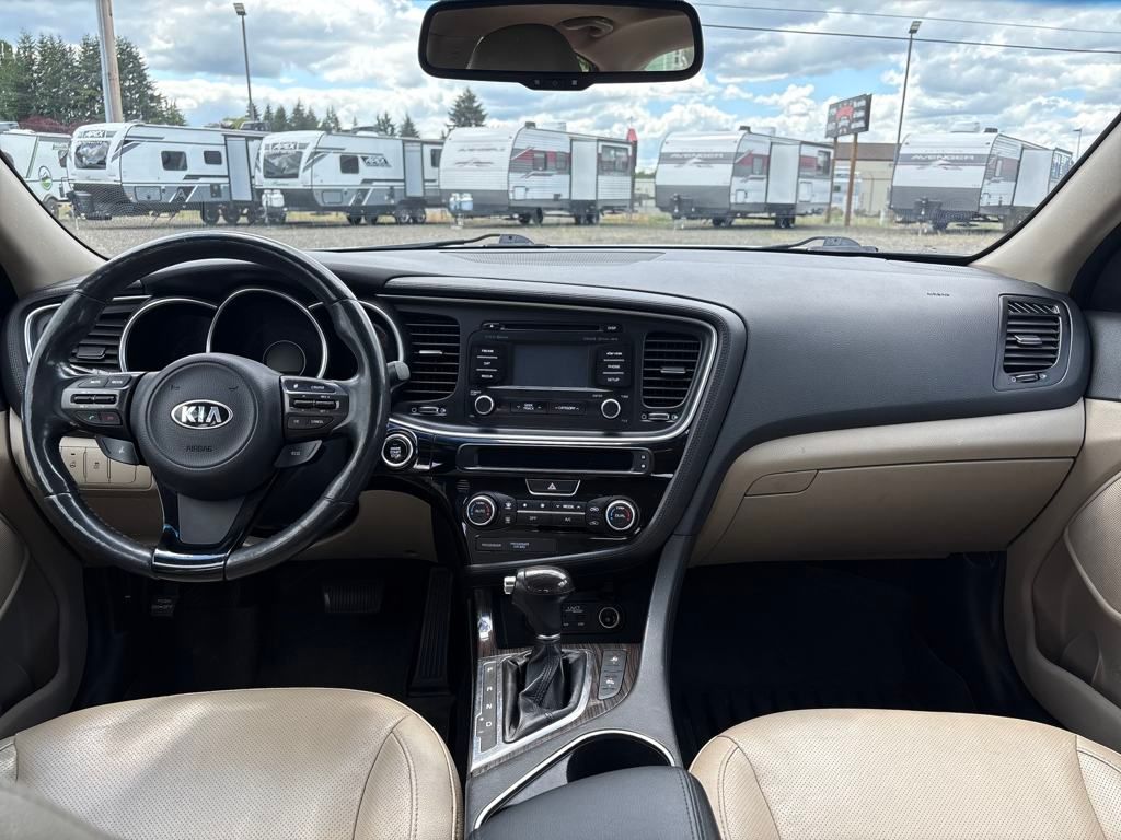2015 Ebony Black Kia Optima EX FWD Sedan