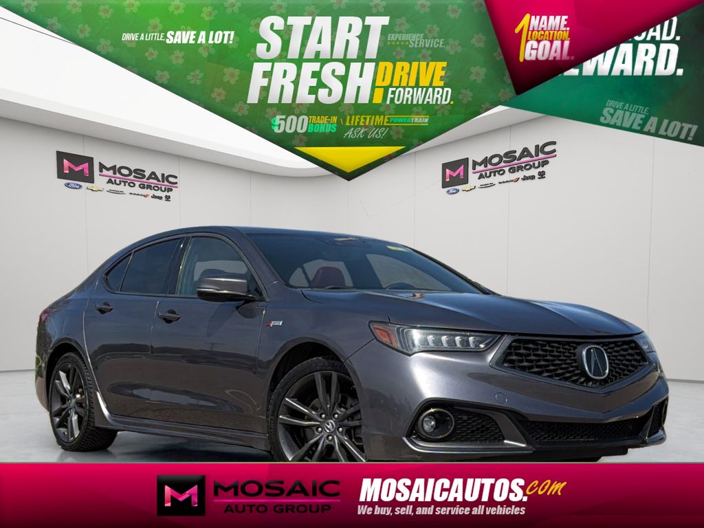 Gray 2020 Acura TLX Sedan 9-Speed Automatic