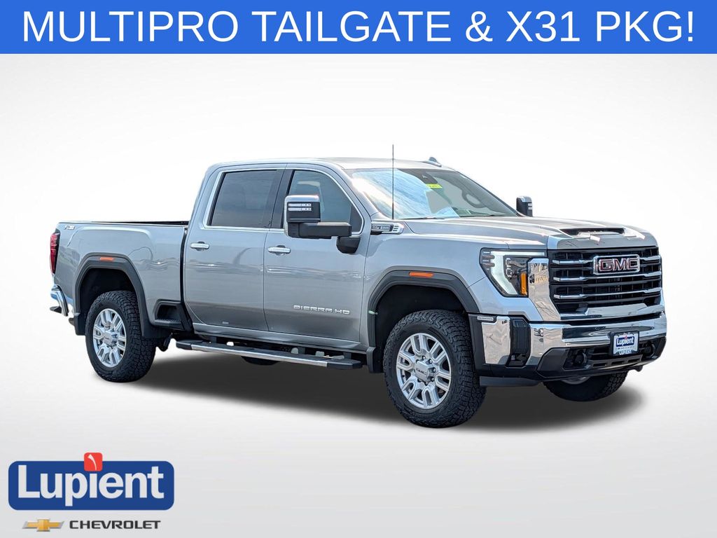 Sterling Metallic 2024 GMC Sierra 3500HD Pickup Truck Four-Wheel Drive Automatic