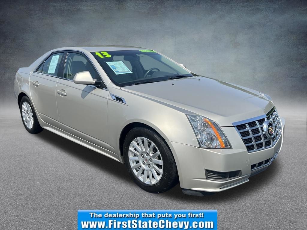 Silver Coast Metallic 2013 Cadillac CTS Sedan Rear-Wheel Drive 6-Speed Automatic