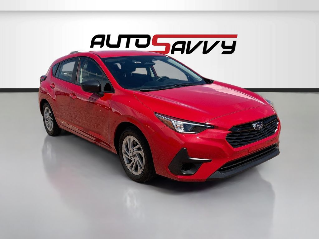 Pure Red 2025 Subaru Impreza Wagon All-Wheel Drive Continuously Variable Transmission