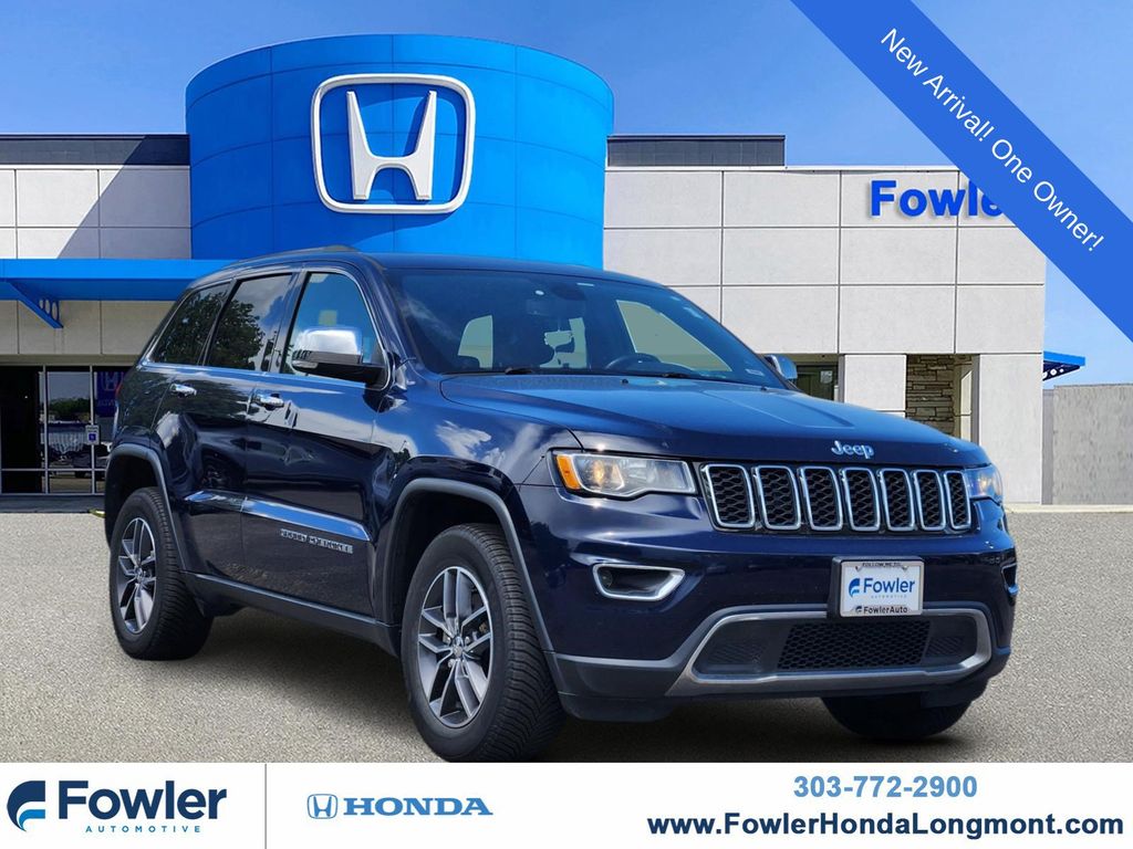 True Blue Pearlcoat 2018 Jeep Grand Cherokee Limited 4WD SUV / Crossover Four-Wheel Drive 8-Speed Automatic
