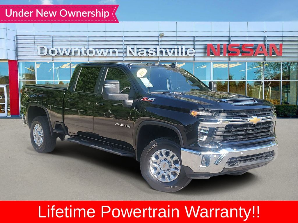 Black 2025 Chevrolet Silverado 2500HD Pickup Truck Four-Wheel Drive Automatic