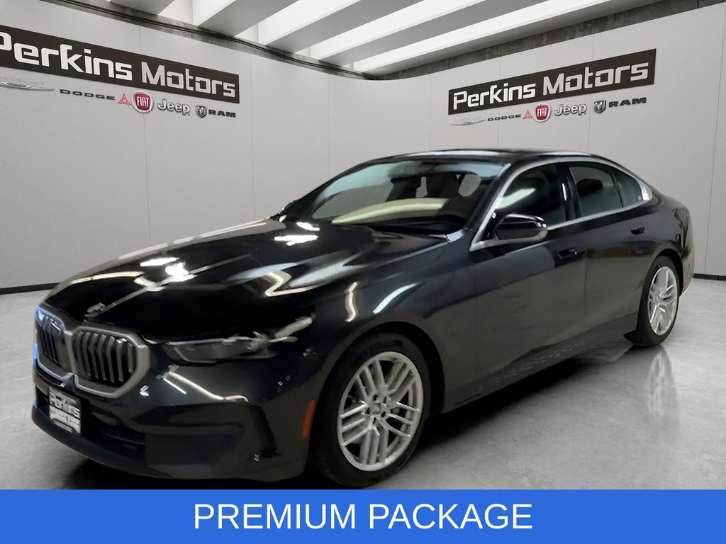 Gray (Dark Graphite Metallic) 2024 BMW 5 Series Sedan All-Wheel Drive 8-Speed Automatic