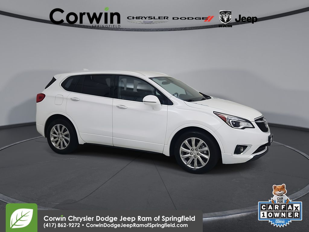 Summit White 2020 Buick Envision SUV / Crossover Front-Wheel Drive 6-Speed Automatic