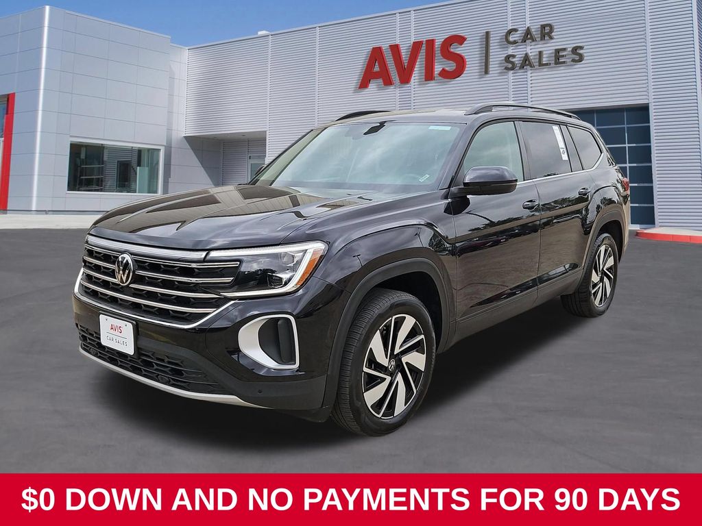 Black 2025 Volkswagen Atlas SUV / Crossover Front-Wheel Drive 8-Speed Automatic