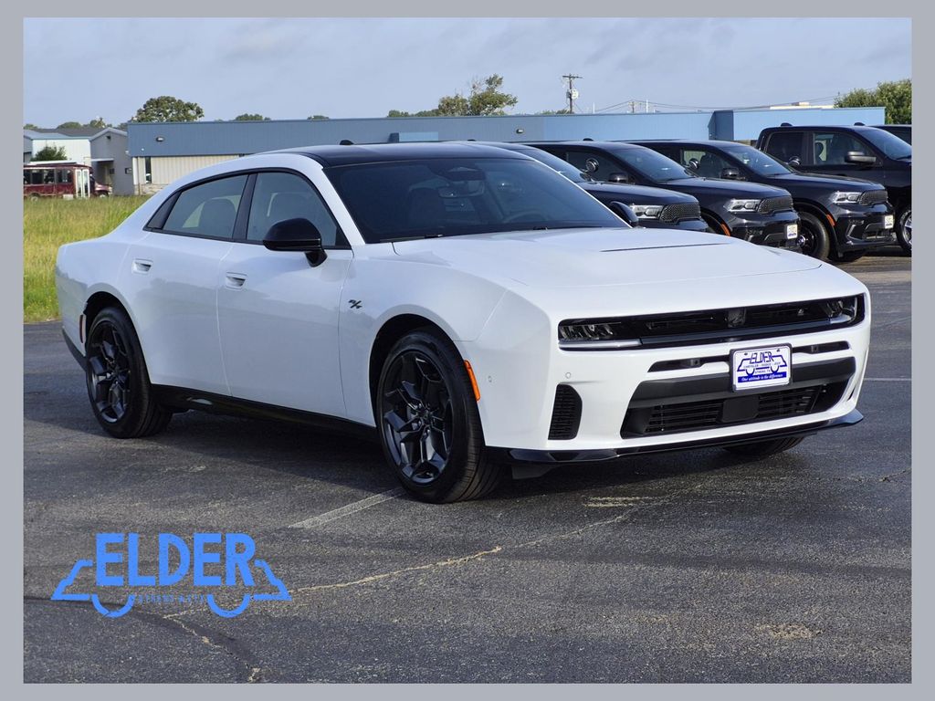 White 2027 Dodge Charger Sedan All-Wheel Drive 8-Speed Automatic