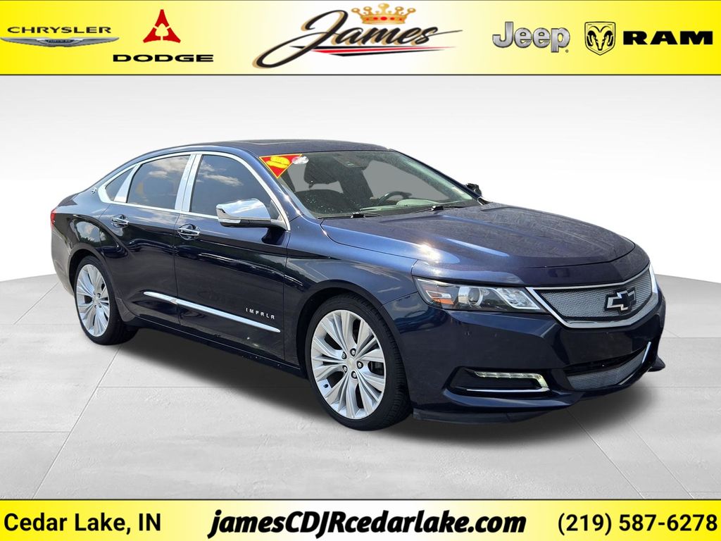 Blue Velvet Metallic 2015 Chevrolet Impala Sedan Front-Wheel Drive 6-Speed Automatic Overdrive