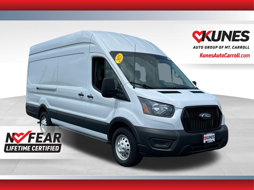 White 2025 Ford Transit Cargo Van All-Wheel Drive