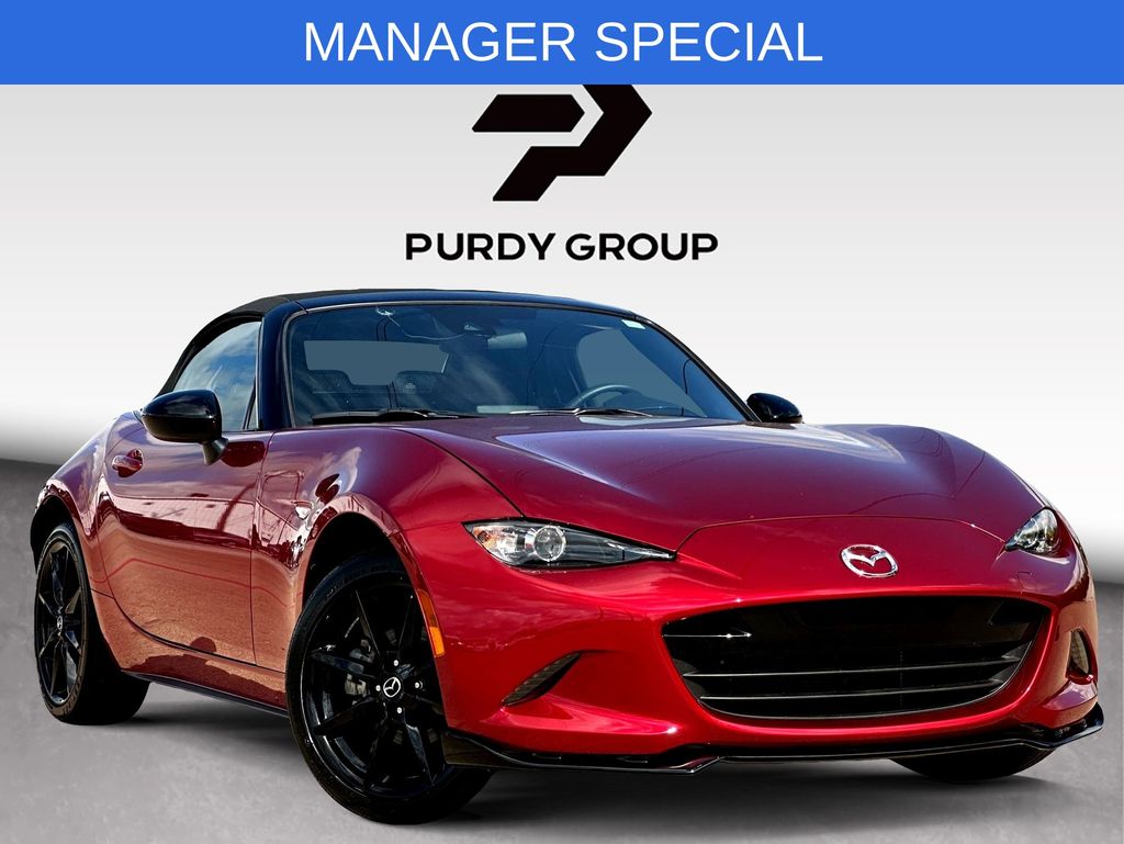 Red Crystal 2021 Mazda MX-5 Miata Convertible Rear-Wheel Drive 6-Speed Manual