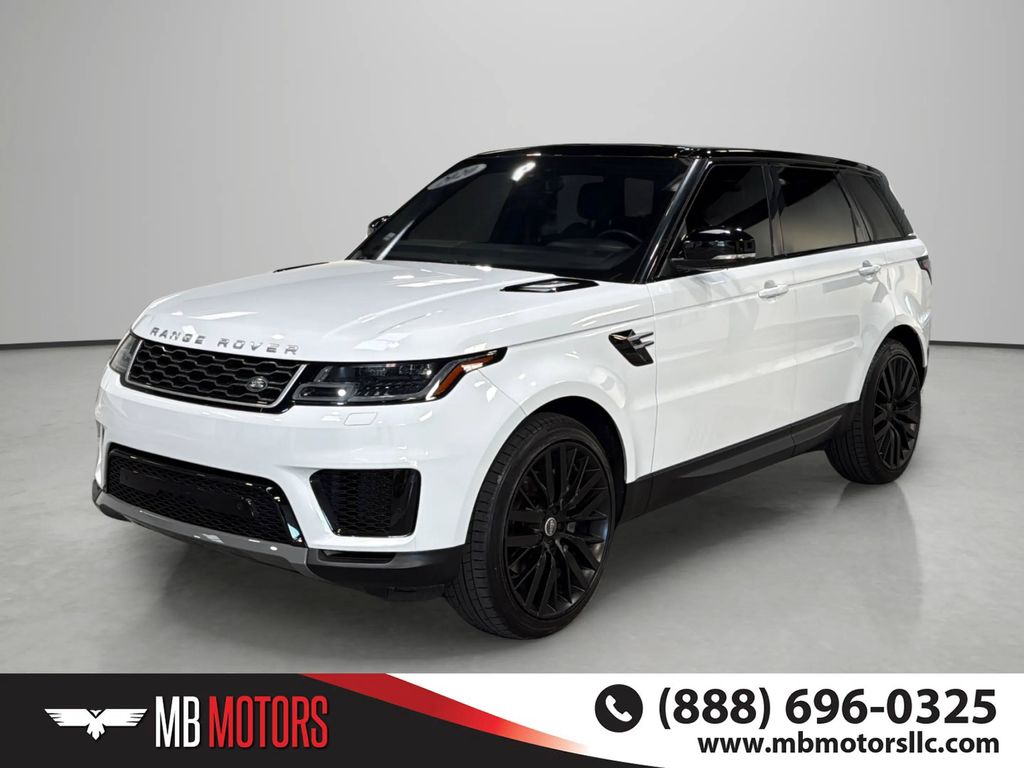 White 2020 Land Rover Range Rover Sport SUV / Crossover All-Wheel Drive 8-Speed Automatic