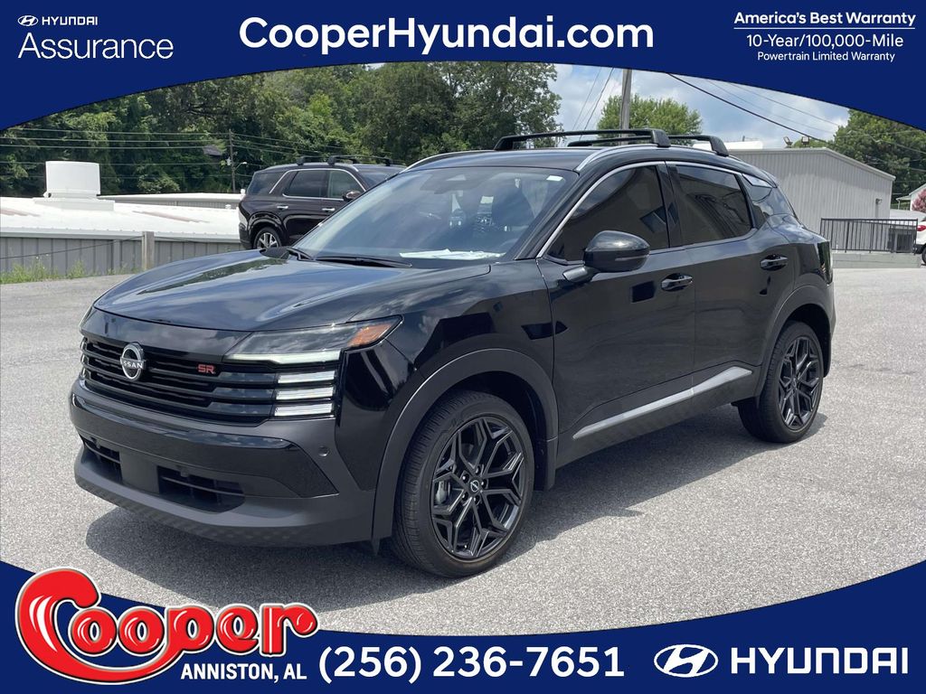 Super Black 2025 Nissan Kicks SUV / Crossover Front-Wheel Drive Continuously Variable Transmission