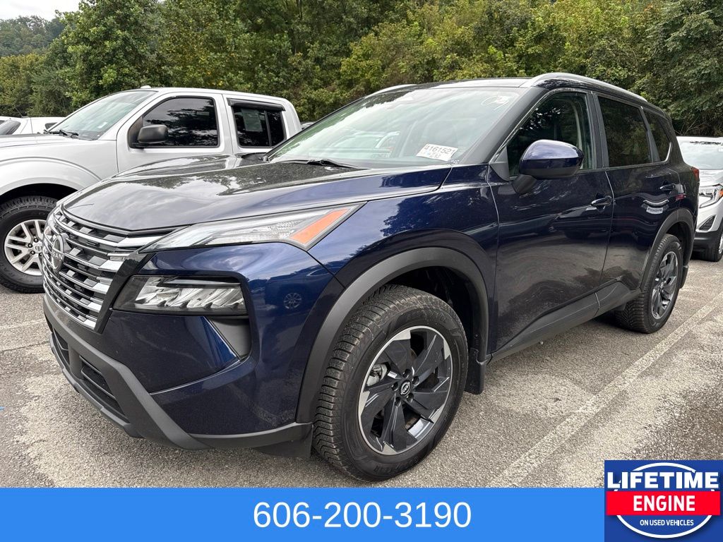 Deep Ocean Blue Pearl 2024 Nissan Rogue SUV / Crossover All-Wheel Drive Continuously Variable Transmission