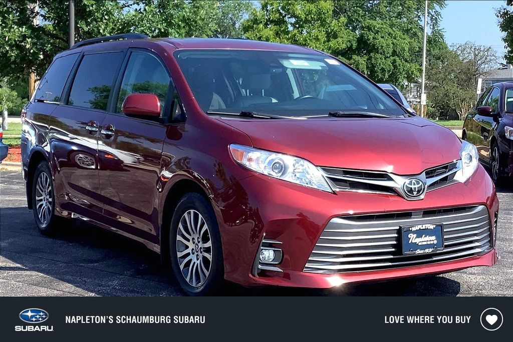 Salsa Red Pearl 2020 Toyota Sienna Minivan Front-Wheel Drive 8-Speed Automatic