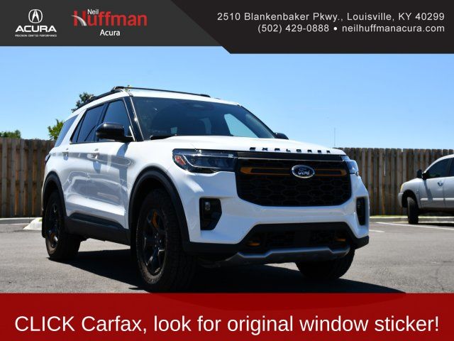 White Metallic 2026 Ford Explorer Tremor AWD SUV / Crossover All-Wheel Drive Automatic