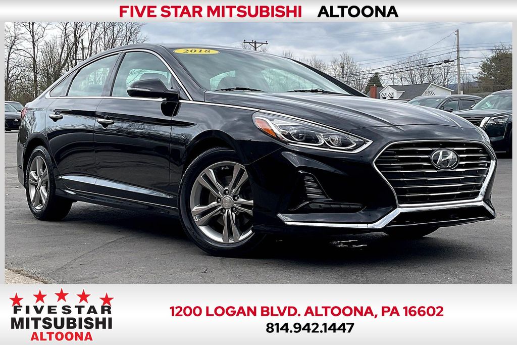 Phantom Black 2018 Hyundai Sonata Limited FWD Sedan Front-Wheel Drive 6-Speed Automatic