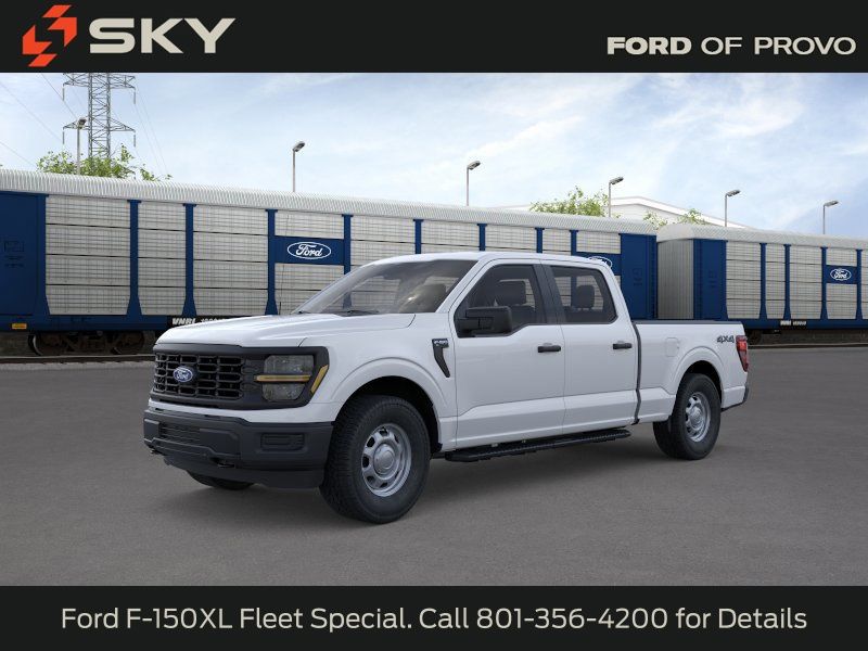 Oxford White 2026 Ford F-150 XL SuperCrew 4WD Pickup Truck Four-Wheel Drive Automatic