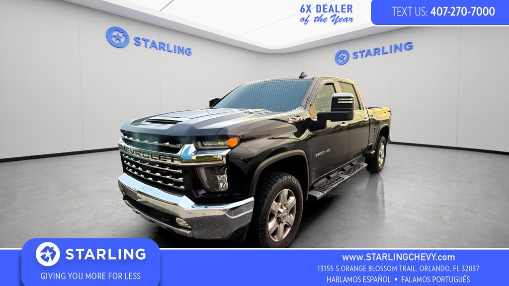 Mosaic Black Metallic 2023 Chevrolet Silverado 2500HD Pickup Truck Four-Wheel Drive Automatic