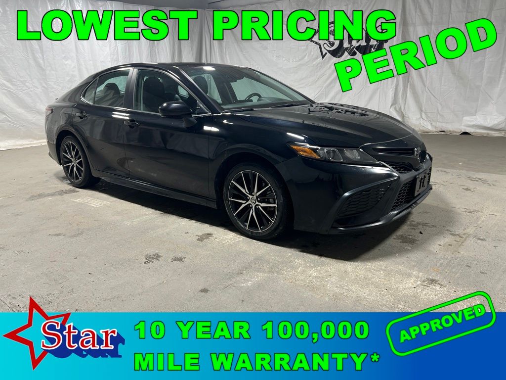 Midnight Black Metallic 2024 Toyota Camry Sedan Front-Wheel Drive 8-Speed Automatic