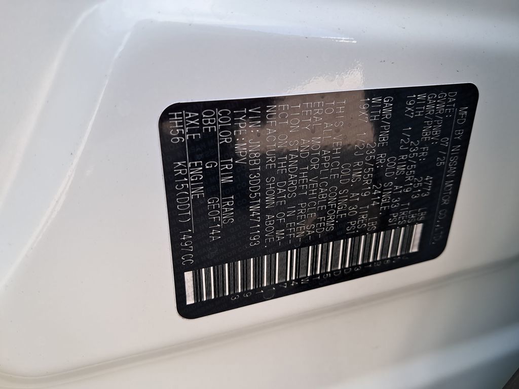 2026 Nissan Rogue Platinum White at South Hills Kia