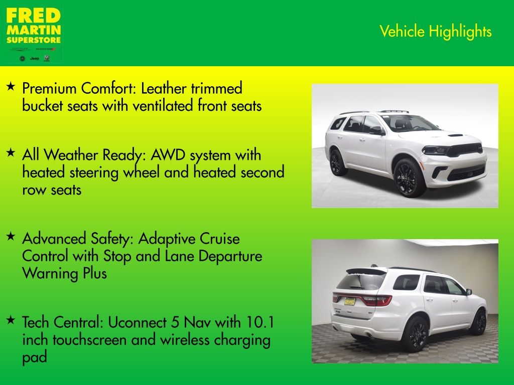 new 2026 Dodge Durango car, priced at $45,672