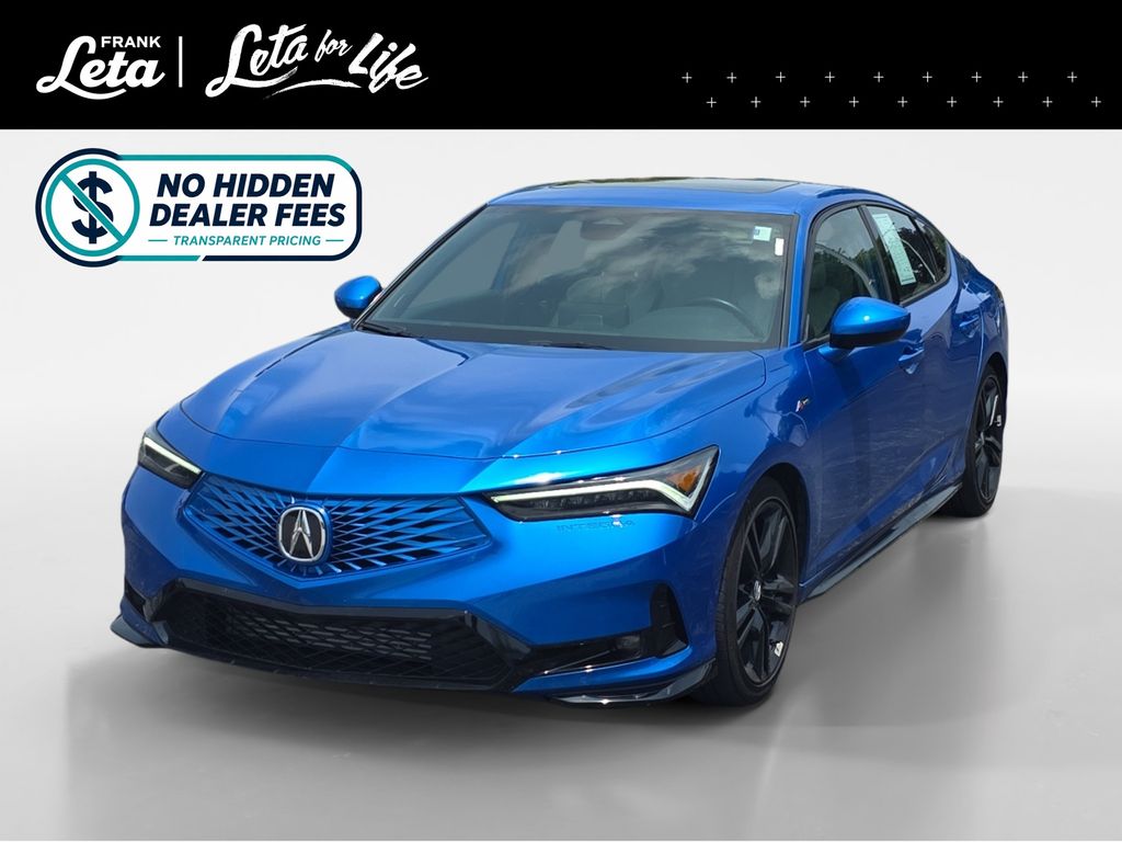 Double Apex Blue Pearl 2026 Acura Integra Sedan Front-Wheel Drive Continuously Variable Transmission