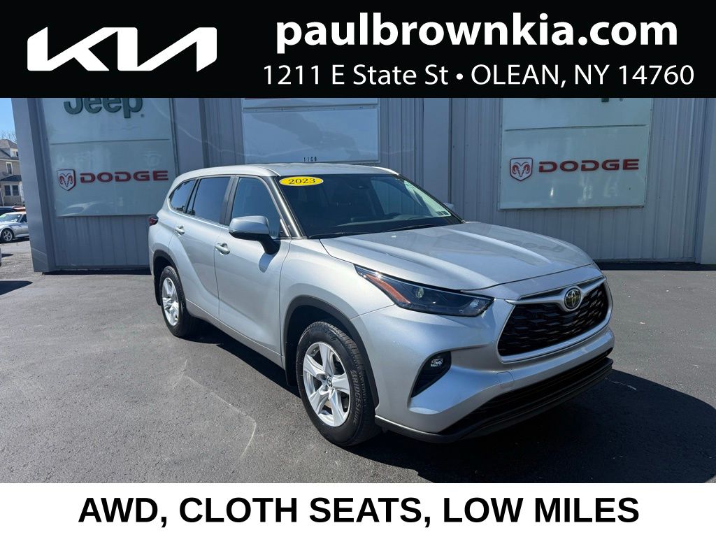 Celestial Silver Metallic 2023 Toyota Highlander SUV / Crossover All-Wheel Drive 8-Speed Automatic