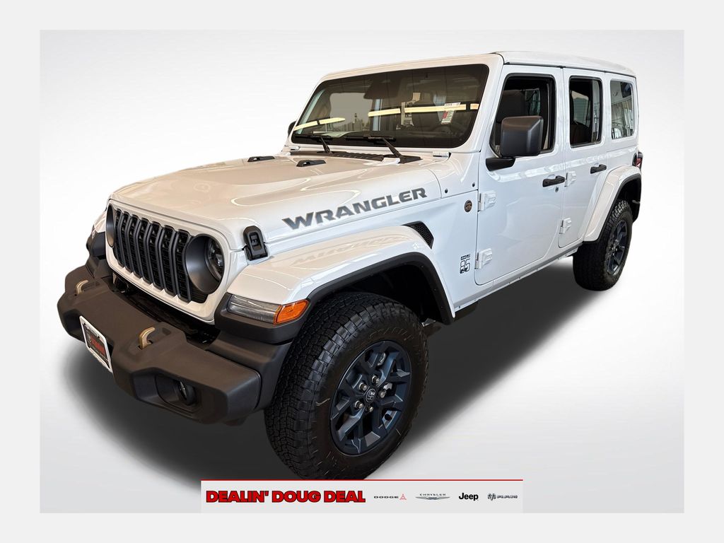 Bright White Clearcoat 2026 Jeep Wrangler SUV / Crossover Four-Wheel Drive 8-Speed Automatic