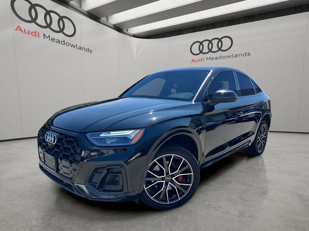 Black Metallic 2023 Audi SQ5 Sportback Sedan All-Wheel Drive 8-Speed Automatic