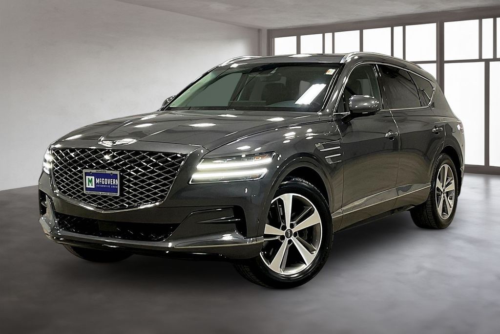 Himalayan Gray 2021 Genesis GV80 2.5T Advanced AWD SUV / Crossover 8-Speed Automatic