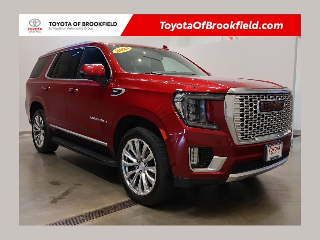 Cayenne Red Tintcoat 2021 GMC Yukon Denali 4WD SUV / Crossover Four-Wheel Drive