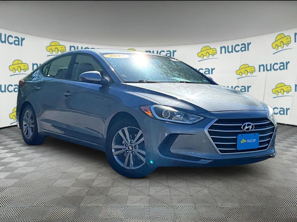 Galactic Gray 2018 Hyundai Elantra SEL FWD Sedan Front-Wheel Drive 6-Speed Automatic